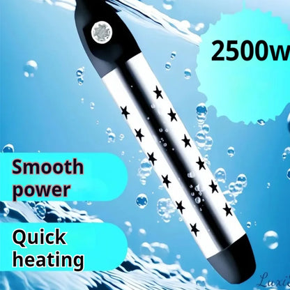 Effortless Hot Water Anytime: Portable 2500W Pool Heater for Instant Heating and Safety